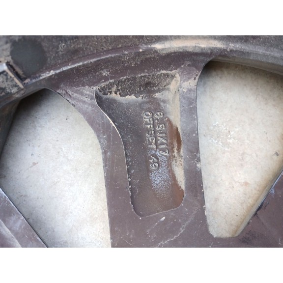 Recambio de llanta para kia stonic (yb) 1.2 cvvt referencia OEM IAM 6.5JX17 ET49 X1 52910H8500
