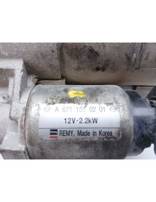 Recambio de motor arranque para ssangyong korando limited 4x2 referencia OEM IAM a6711510201   2