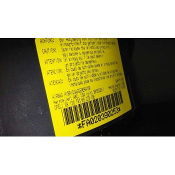 Recambio de airbag delantero izquierdo para opel corsa c club referencia OEM IAM FA020390253  