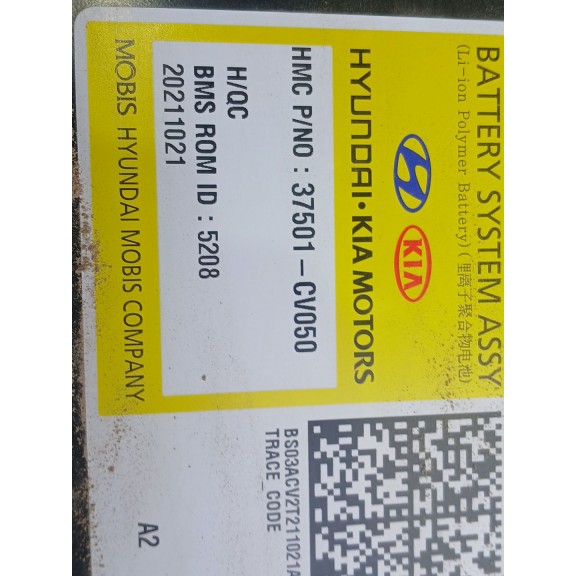 Recambio de bateria para kia ev6 (cv) 77 referencia OEM IAM 37501CV050  