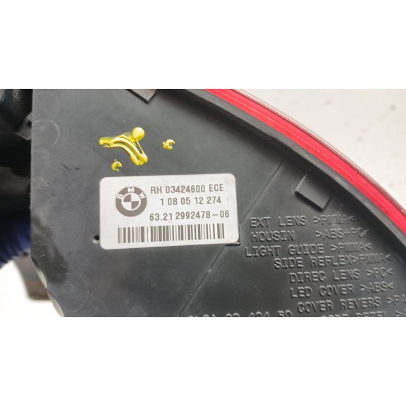 Recambio de piloto trasero derecho para bmw x1 (e84) sdrive 18 d referencia OEM IAM 63212992478 03424600 