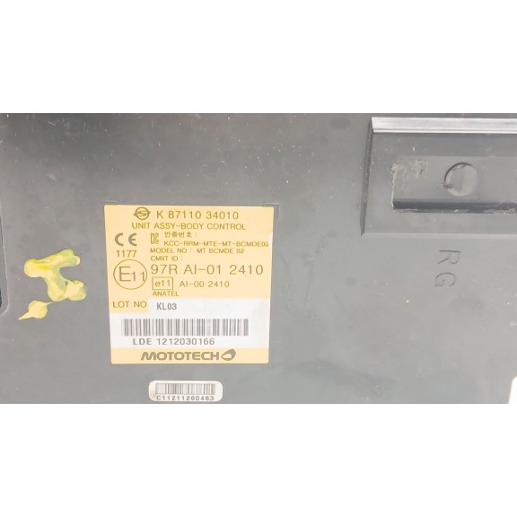 Recambio de modulo electronico para ssangyong korando limited 4x2 referencia OEM IAM 8711034010  