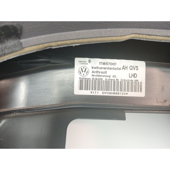 Recambio de kit airbag para volkswagen touran (1t3) 1.6 tdi referencia OEM IAM 1T1857001  