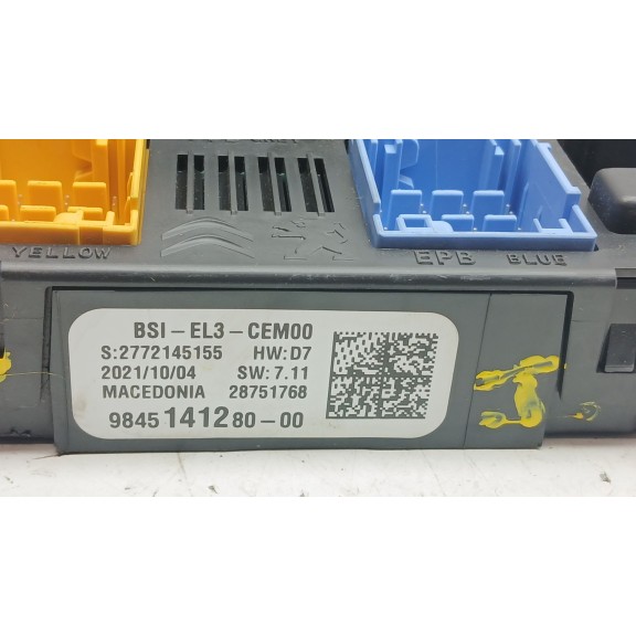 Recambio de centralita bsi para opel vivaro c furgoneta (k0) 1.5 referencia OEM IAM 9845141280  