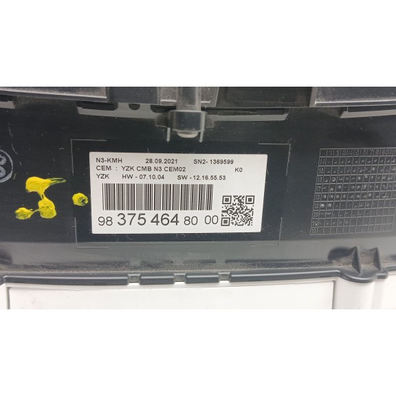 Recambio de cuadro instrumentos para opel vivaro c furgoneta (k0) 1.5 referencia OEM IAM 9837546480  