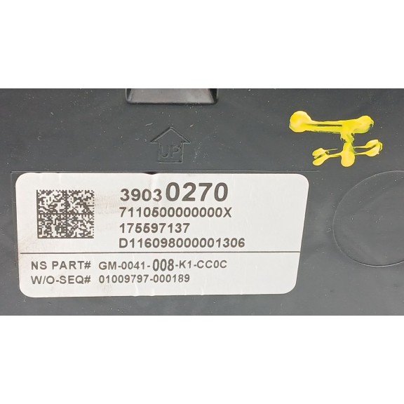 Recambio de cuadro instrumentos para opel astra k (b16) 1.6 cdti (68) referencia OEM IAM 39030270  