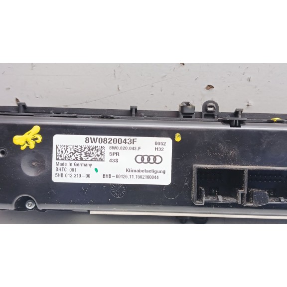 Recambio de mando climatizador para audi a4 berlina (8w2) advanced edition referencia OEM IAM 8w0820043f  