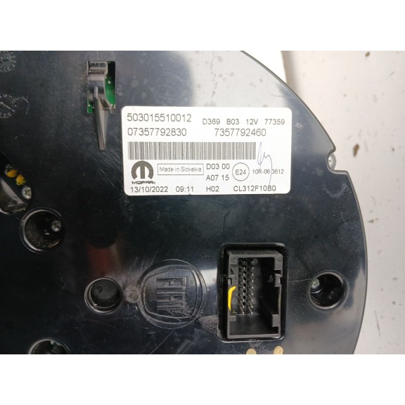 Recambio de cuadro instrumentos para fiat 500 (312_) 1.0 mild hybrid (312.ayd1b) referencia OEM IAM 503015510012  
