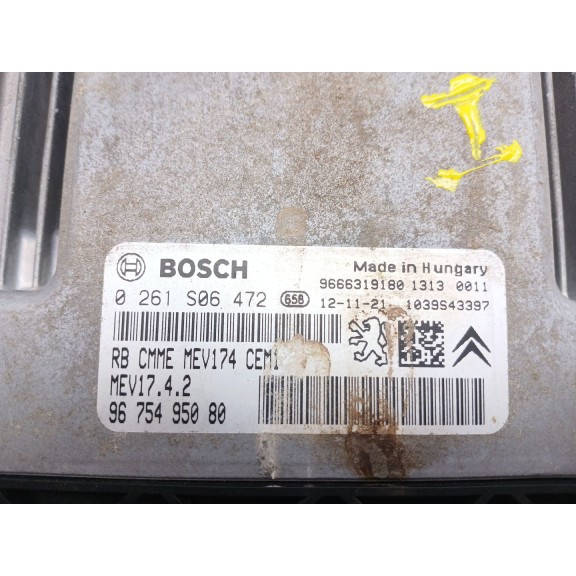 Recambio de centralita motor uce para peugeot 3008 active referencia OEM IAM 0261S06472  