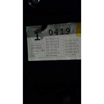 Recambio de elevalunas trasero izquierdo para porsche cayenne (typ 9pa) s referencia OEM IAM 7L5839729A ELECTRICO SOLO MECANISCO