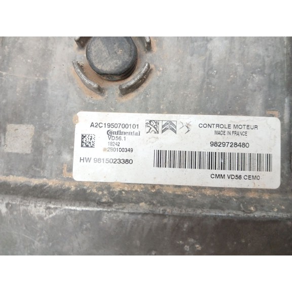 Recambio de centralita motor uce para citroën c3 aircross shine referencia OEM IAM 9815023380 9829728480 