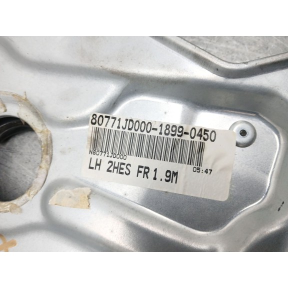 Recambio de elevalunas delantero izquierdo para nissan qashqai i (j10, nj10) 1.5 dci referencia OEM IAM 80771JD000  