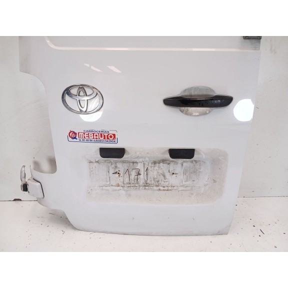Recambio de puerta trasera izquierda para toyota proace furgoneta (mdz_) 1.5 d4d (mdz1) referencia OEM IAM   