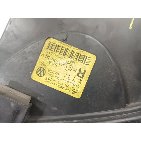 Recambio de faro derecho para volkswagen golf v (1k1) 1.9 tdi referencia OEM IAM 1K6941040  