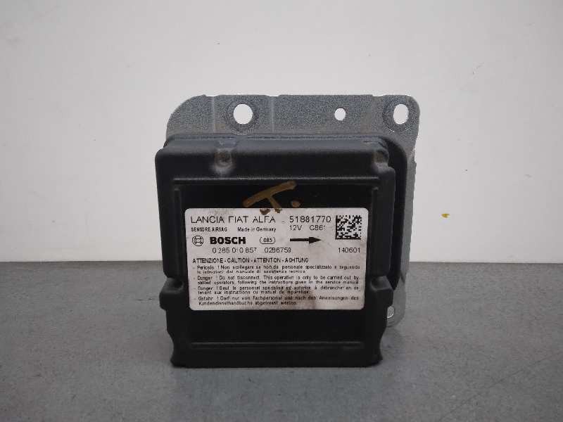 Recambio de centralita airbag para fiat doblo cargo 1.3 16v jtd cat referencia OEM IAM 51881770 0285010857 