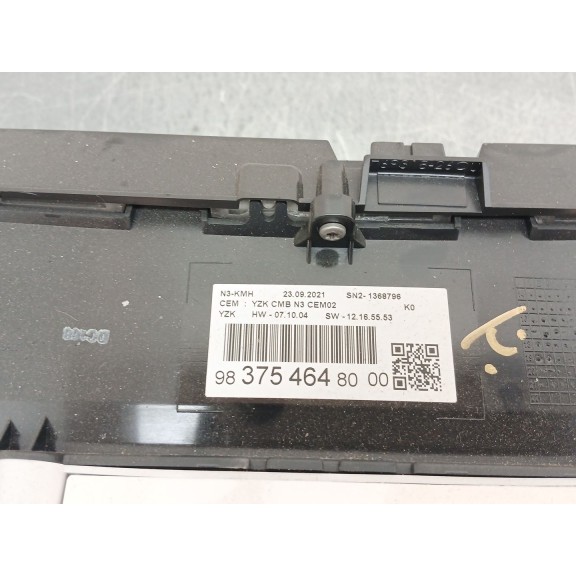 Recambio de cuadro instrumentos para peugeot expert furgoneta (v_) 1.5 bluehdi 100 referencia OEM IAM 98081879ZM 983754648000 