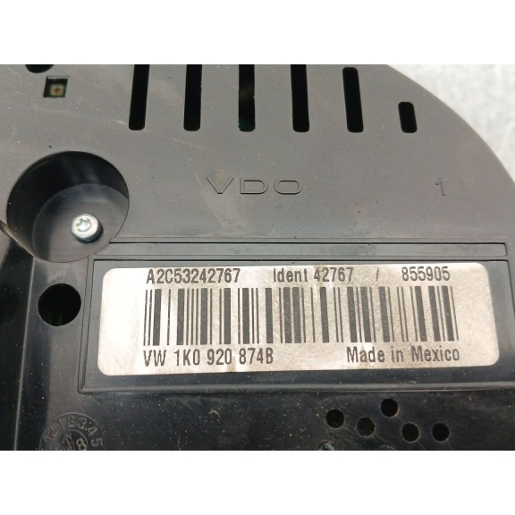 Recambio de cuadro instrumentos para volkswagen golf v (1k1) 1.9 tdi referencia OEM IAM 1k0920874b  