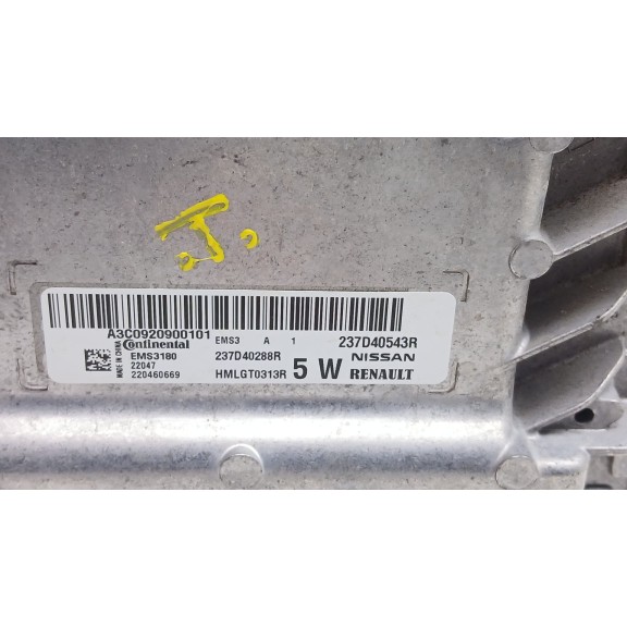 Recambio de centralita motor uce para dacia spring ev (b6m1) referencia OEM IAM 237d40543r 237d40288r a3c0920900101