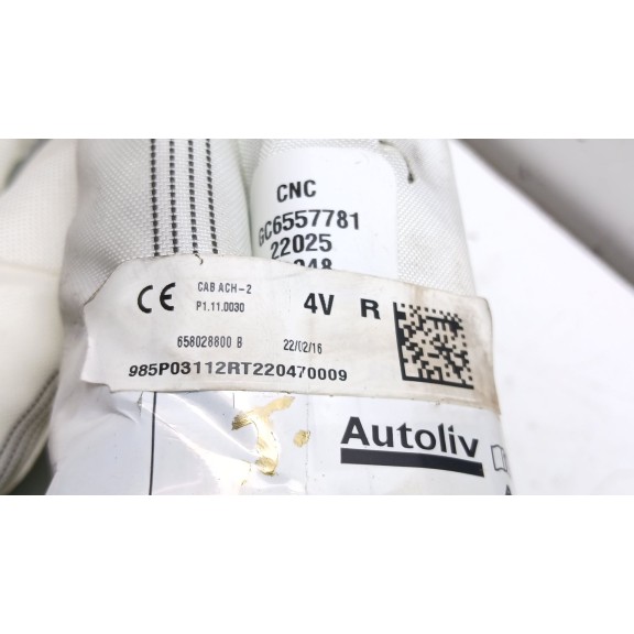 Recambio de airbag cortina delantero derecho para dacia spring ev (b6m1) referencia OEM IAM 985p03112t  