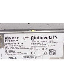 Recambio de modulo electronico para dacia spring ev (b6m1) referencia OEM IAM 2591a7327r   2