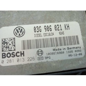 Recambio de centralita motor uce para volkswagen golf v berlina (1k1) 1.9 tdi referencia OEM IAM 03G906021KH 0281013226 