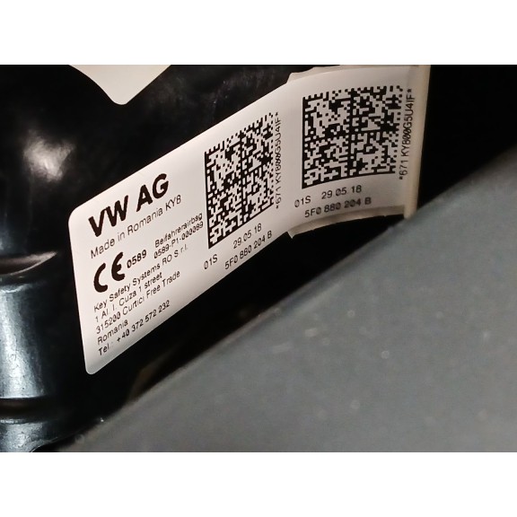 Recambio de kit airbag para seat leon st (5f8) x-perience 4drive referencia OEM IAM 5F1857003K  