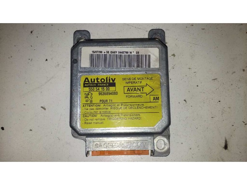 Recambio de centralita airbag para peugeot 206 berlina xr referencia OEM IAM 9636894080 9636894080 