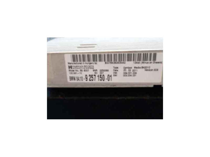 Recambio de modulo electronico para bmw serie 5 gran turismo (f07) 530d referencia OEM IAM 925715001 84109257150 8410925715001