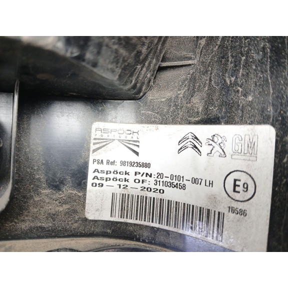 Recambio de piloto trasero izquierdo para opel combo e tour / life (k9) 1.5 referencia OEM IAM 9819235880  