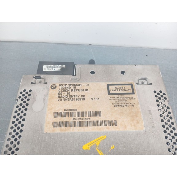 Recambio de sistema audio / radio cd para bmw 3 (e90) 320 d referencia OEM IAM 6512923653101  