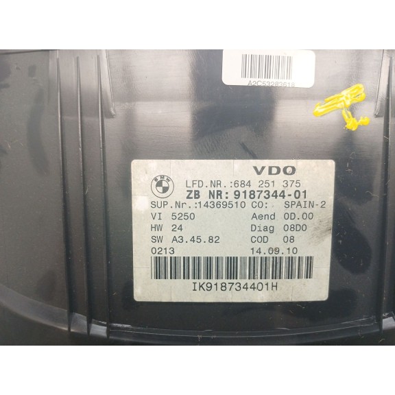 Recambio de cuadro instrumentos para bmw 3 (e90) 320 d referencia OEM IAM 684251375 918734401 