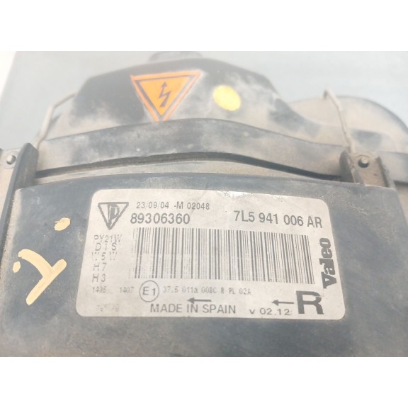 Recambio de faro derecho para porsche cayenne (9pa) 3.2 referencia OEM IAM 95563115831 7l5941006ar 
