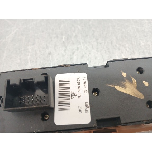 Recambio de mando elevalunas delantero izquierdo para porsche cayenne (9pa) 3.2 referencia OEM IAM 95561315602 7l5959857a 