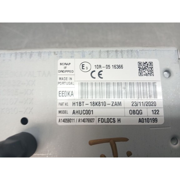 Recambio de modulo electronico para ford puma (j2k, cf7) 1.0 ecoboost referencia OEM IAM H1BT18K810ZAM  