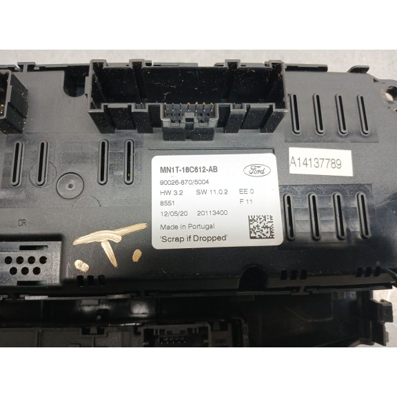 Recambio de mando climatizador para ford puma (j2k, cf7) 1.0 ecoboost referencia OEM IAM MN1T18C612AB  