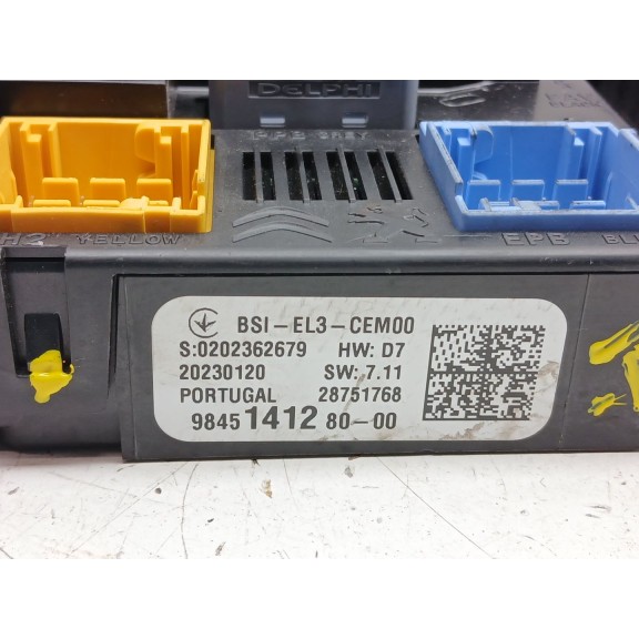 Recambio de centralita bsi para opel combo e tour / life (k9) 1.5 referencia OEM IAM 9845141280  