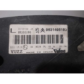 Recambio de faro izquierdo para citroën xsara picasso 1.6 referencia OEM IAM 9631495180 1º 