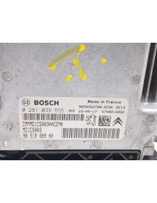 Recambio de centralita motor uce para opel combo furgoneta/monovolumen (k9) 1.5 d referencia OEM IAM 9851888980 0281039555  2