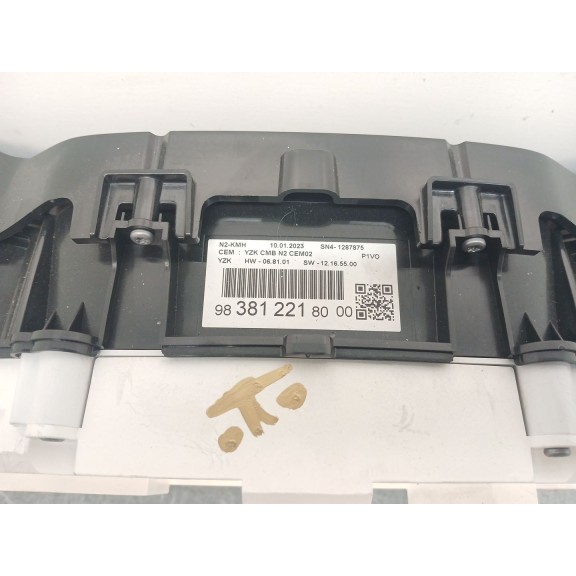 Recambio de cuadro instrumentos para opel combo e tour / life (k9) 1.5 referencia OEM IAM 9838122180  