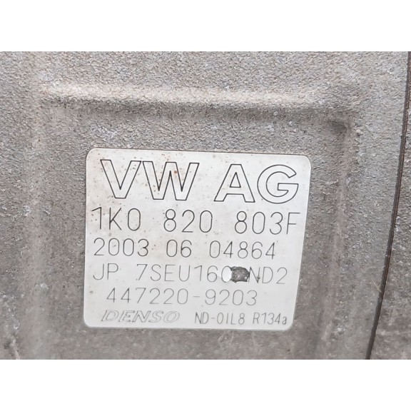 Recambio de compresor aire acondicionado para audi a3 (8p) 2.0 fsi ambiente referencia OEM IAM 1k0820803f 4472209203 