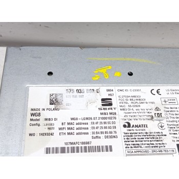 Recambio de sistema navegacion gps para seat arona (kj7, kjp) 1.0 tsi referencia OEM IAM 6F0035820  575035862D