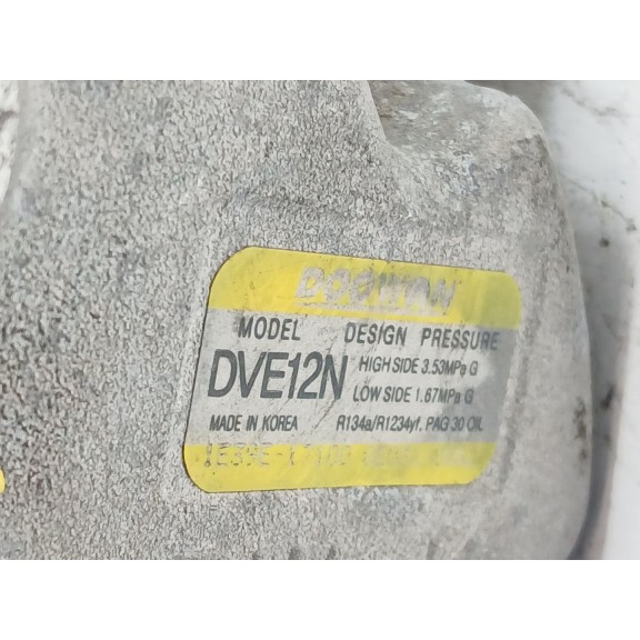 Recambio de compresor aire acondicionado para kia stonic (ybcuv) drive referencia OEM IAM dve12n 1e39e17000 3G2410014