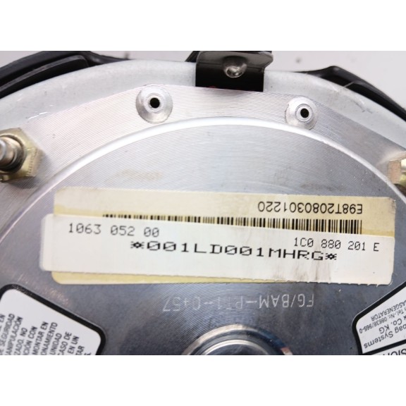 Recambio de airbag delantero izquierdo para volkswagen new beetle (9c1, 1c1) 1.9 tdi referencia OEM IAM 1C0880201M4EC  