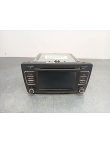 Recambio de pantalla multifuncion para skoda yeti (5l) 2.0 tdi referencia OEM IAM 1z0035156n   2