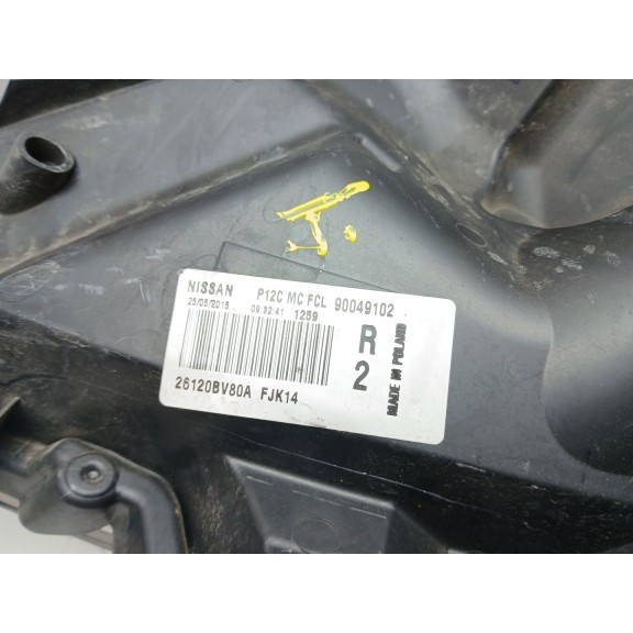 Recambio de faro derecho para nissan juke (f15) 1.2 dig-t referencia OEM IAM 260101KA0C 26120bv80a 90049102