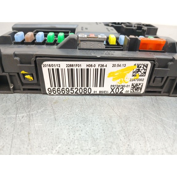 Recambio de centralita bsi para citroën c3 live referencia OEM IAM 9666952080  