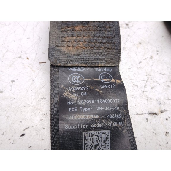 Recambio de cinturon seguridad trasero derecho para omoda 5 referencia OEM IAM 406000329aa  