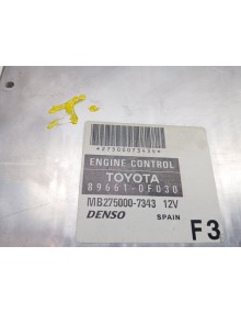 Recambio de centralita motor uce para toyota corolla verso (zer_, zze12_, r1_) 1.8 (znr11_) referencia OEM IAM 896610f030 mb2750 2
