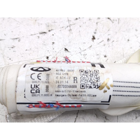 Recambio de airbag cortina delantero derecho para omoda 5 referencia OEM IAM 407000444aa  