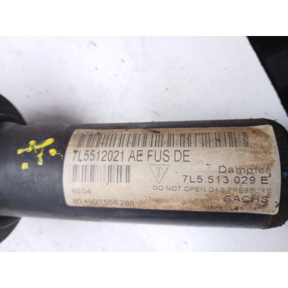 Recambio de amortiguador trasero izquierdo para porsche cayenne (9pa) 3.2 referencia OEM IAM   
